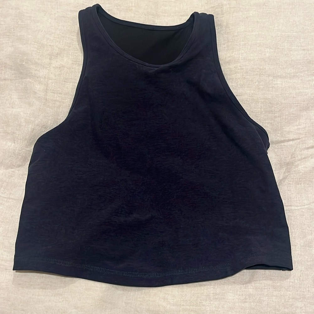 VUORI Elevation Plyo Black Heather Tank Top Size Medium